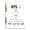 NaZaUK Inspirational Christian Spiral Notebook, God Says I Am Bible