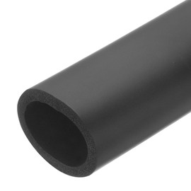 sourcing map Foam Tubing for Handle Grip Pipe Insulation, 45mm ID 59mm OD 2m Black