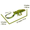 NAKIMO Iguana Animal Figurine Lizard Toy Realistic Reptile Figures for