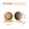 Bonheur Hamster, Turner, Silent Wheel, Wooden, Silent, Natural Pine Wood,