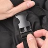 GGXZHT Webbing Strap for Bags with Plastic Buckle Flat Side
