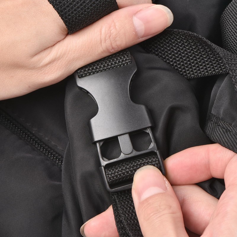 GGXZHT Webbing Strap for Bags with Plastic Buckle Flat Side