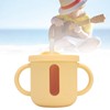 Silicone Sippy Cups Double Handles Lightweight Toddler Training Cup with