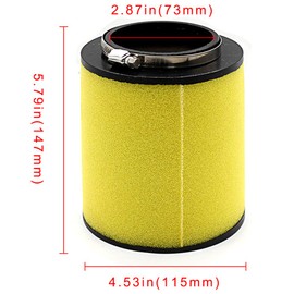 Air Filter TRX420 TRX 420 Cleaner 17254-HP5-600 Replacement for Honda Rancher 420 TRX420FA TRX420FE TRX420FM TRX420FPA TRX420FPE TRX420FPM TRX420TE TRX420TM