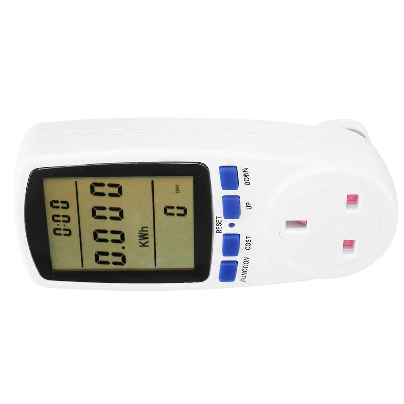 Power Metering Socket Electricity Usage Monitor Voltage Current Meter with