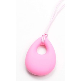 Chuchumz Chewy Necklace Chewelry Autism ADHD Biting Sensory Child Baby Teething Tubes Chew Toy Children Pink