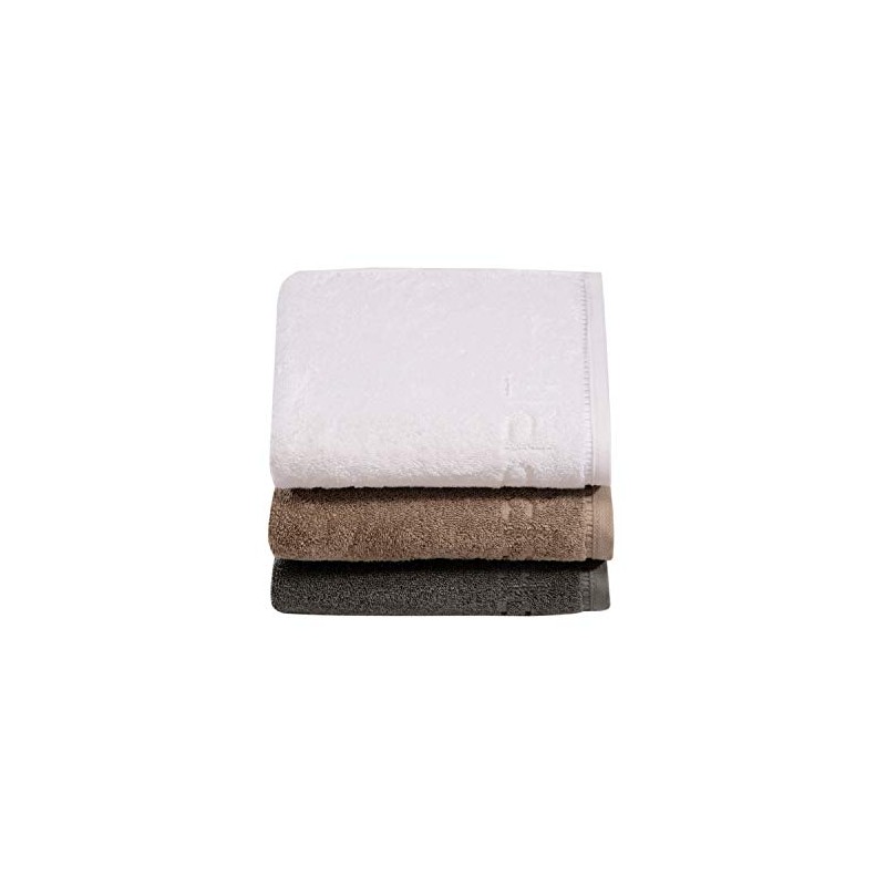 ESPRIT Modern Solid Wash Mitt 22 x 16 cm Mocha