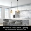 Ultralux Jaiya Integrated LED Mini Pendant Light - Adjustable Height,