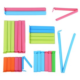 CCINEE Bag Fastener Clip-it Sealing Food Storage Bag Seal Moisture Proof Freshness Antioxidant Snack Storage for Kitchen Durable Easy Lock (27 pcs + 5 size)
