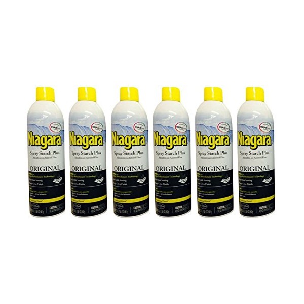 Niagara Spray Starch, Original, 20 oz, Pack of 6