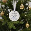 "First Christmas as Mr & Mrs" Watercolour Penguin Design Ceramic