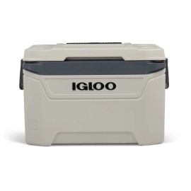 Igloo Bone White and Gray 60-Quart Sunset Roller Cooler - Free Shipping.