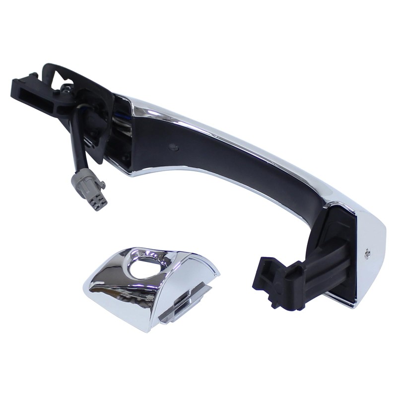 ApplianPar Front Driver Side Left Exterior Door Handle Chrome for