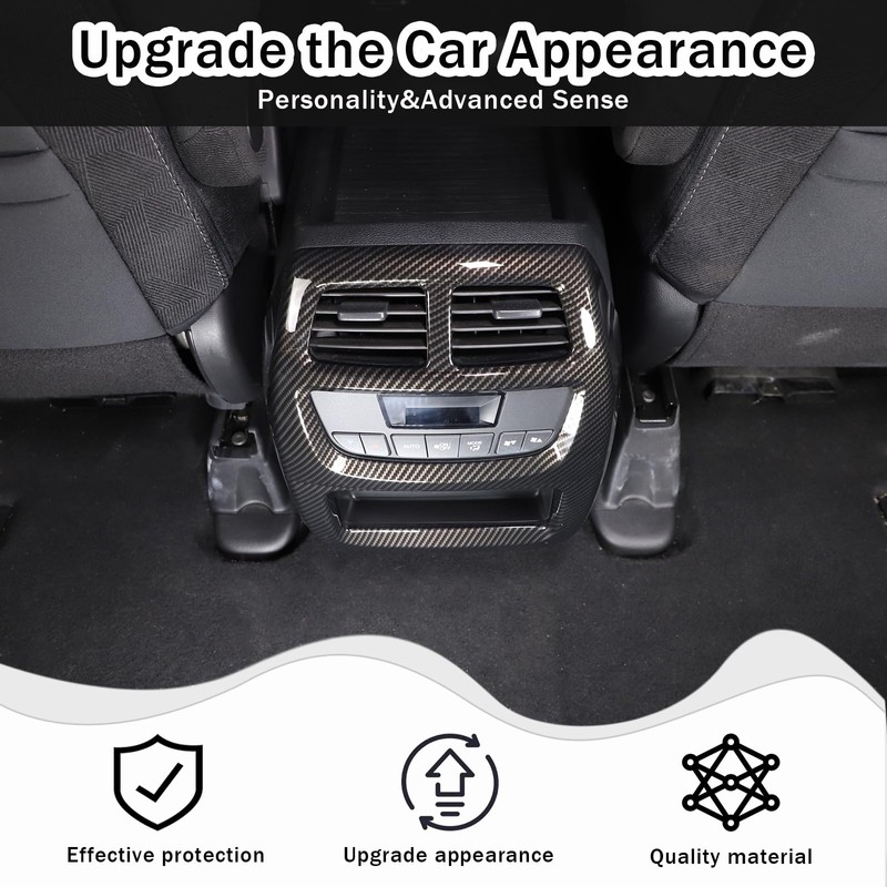 HIRUFAIT Rear Air Vent Outlet Frame Trim for Honda Pilot