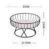 Countertop Fruit Bowl Multi Purpose Large Capacity Metal Wire Basket