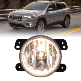 Unbranded Fog Light 1pcs For 2014-2018 Jeep Cherokee Clear Bumper Lamp Passenger = Driver
