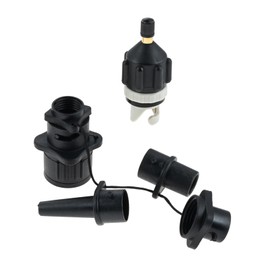 Yetaha SUP Pump Adaptor Converter, Inflatable Boat Air Pump Valve Adapter, Paddle Board Pump Adaptor with 4 Air Valve Nozzles for Inflatable Rowing Boat for Inflatable Dinghy Boat