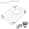 Hovheir 12x16 Inch Undermount Bar Sink - 16 Gauge Stainless