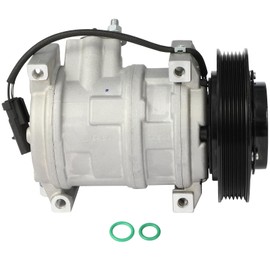 ECCPP AC Compressor Fast Cooling 2001-2003 Fit for Chrysler Voyager 2.4L 2001-2007 Fit for Dodge Caravan 2.4L Air Conditioning Compressor