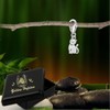 Goldene Hufeisen Mini Small Cat Carabiner Charm Pendant for Charm