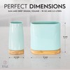 DAILY RITMO Large Kitchen Utensil Holder for Countertop with Bamboo