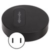 Black Wireless Doorbell Self Powered Waterproof Door Bell with 58