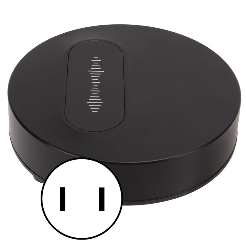 Black Wireless Doorbell Self Powered Waterproof Door Bell with 58