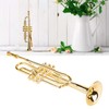 Miniature Trumpet Model High Simulation Mini Musical Instrument for Home
