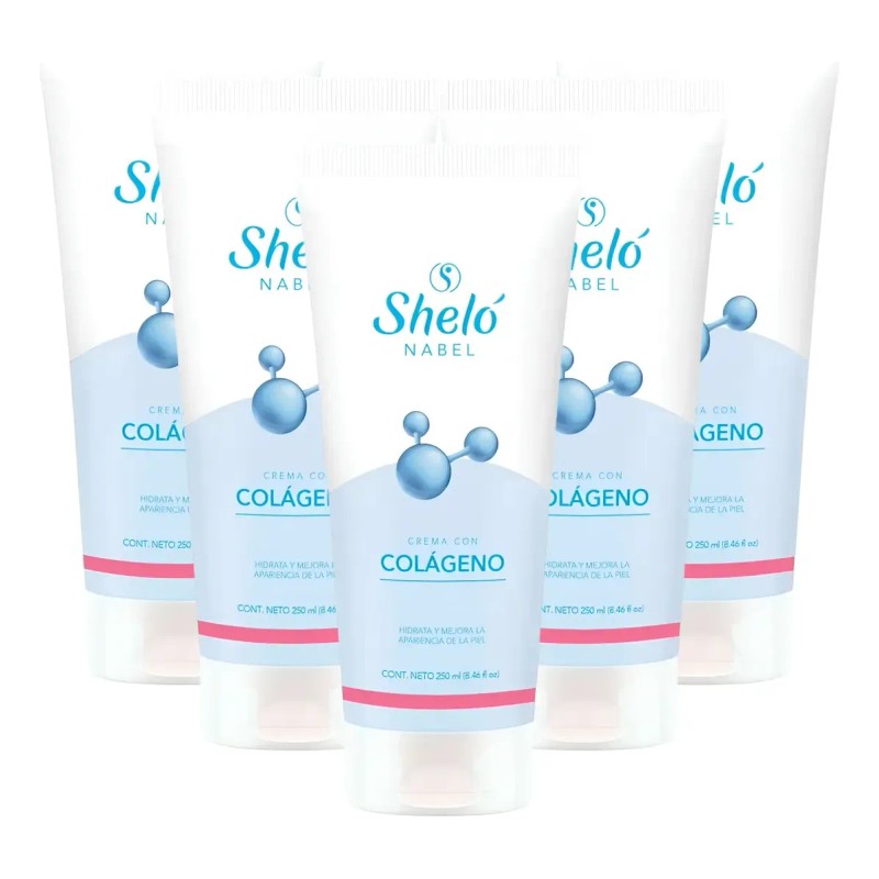 Set Crema Colágeno Concha Nácar Shelo Aclara Manchas
