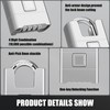Large Heavy Duty Combination Padlock, [Wraped Beam Cut Resistance] Diyife