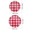 Hemoton 12 Pcs Red Mason Jar Lids, Wide Mouth and