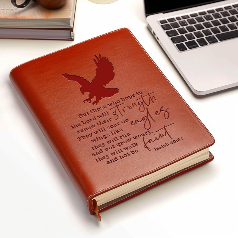 Eagle Gift Soar On Wings Like Eagles Isaiah 40:31 Notebook