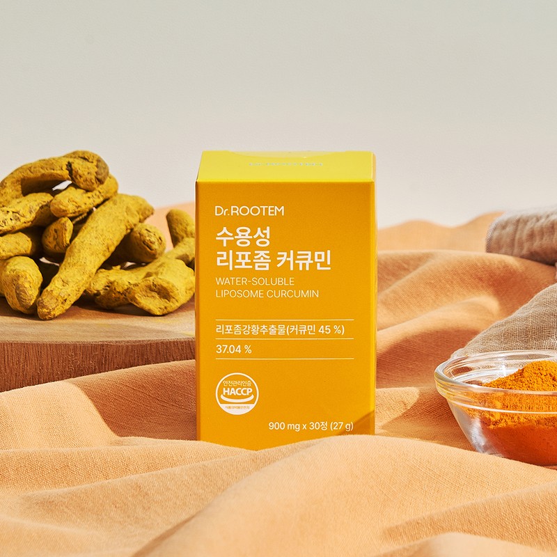 Dr. Rootem Water-Soluble Liposome Turmeric Curcumin 3 Boxes / 닥터루템