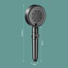 Shower Head 5 Modes Multifunctional Multi-Pattern Shower Removable Shower Head