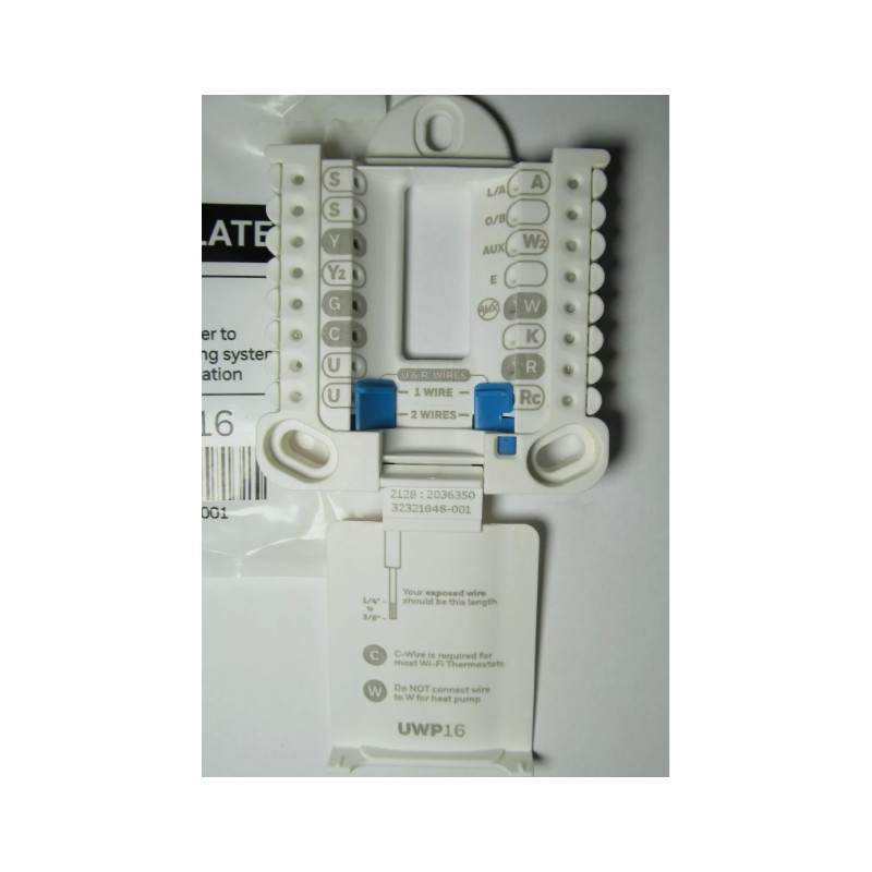 Honeywell NEW HONEYWELL UWP16 T-SERIES THERMOSTAT WALL PLATE/ MOUNT ONLY