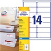 Avery Zweckform J8163-25 Address Labels for DIN Long Envelopes 99.1 x 38.1 mm 25 Sheets