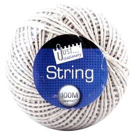 Tallon Just Stationery 100m String Ball - White, 5160/48