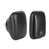 Black Self Powered Wireless Doorbell No Wiring Punching Outdoor Welcome