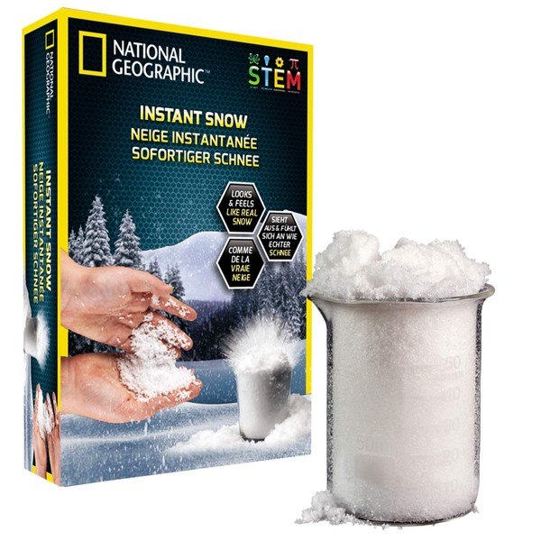 BANDAI JM02767 National Geographic-Explorer Set-Instant Snow Experiment-Educational and Science Game-STEM-JM02767