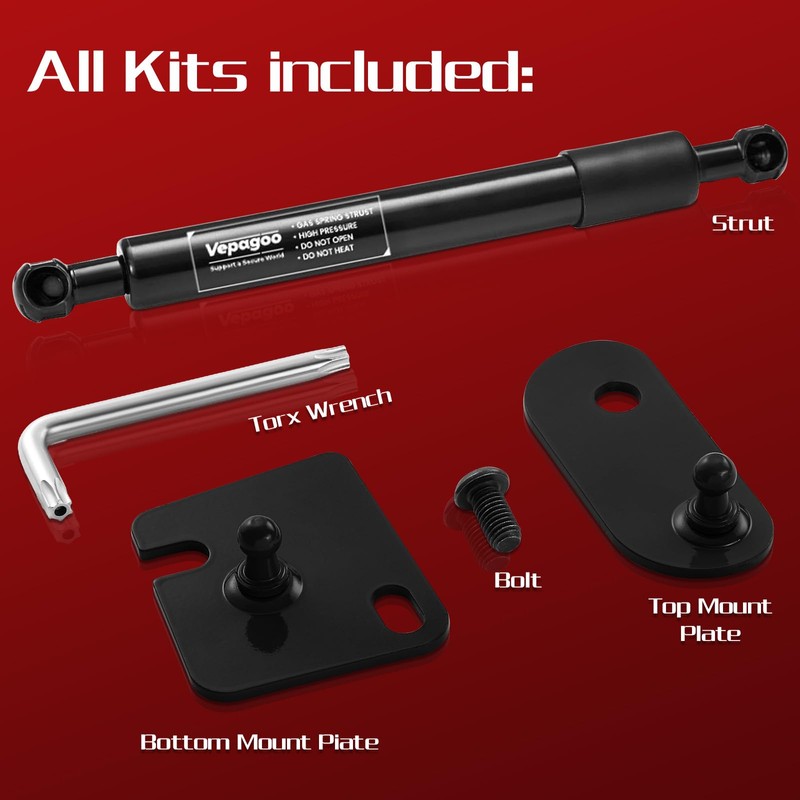Vepagoo 43205 Truck Tailgate Assist Shock Damper Compatible with 2017-2024