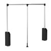 Pull Down Closet Rod,Pull Down Closet Rods for Hanging Clothes,