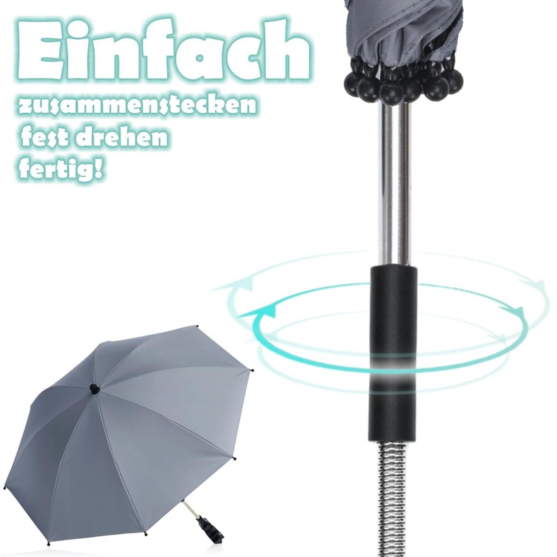 Fillikid Parasol Style XL Format Diameter 72 cm with UV