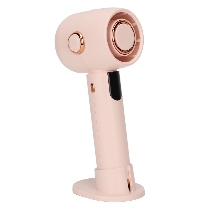 Smart Digital Display Handheld Fan Leafless Silent Small Turbine Fan