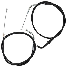 NICHE Push Pull Throttle Cable Set for Kawasaki Zephyr ZR550B ZR750C Ninja 600R ZX600 54012-0008 54012-0009