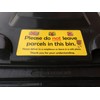 TOMSTRAD Sticker Sign/Notice for Wheelie Bin. Do not leave parcels
