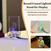 IFOLAINA Crystal LED Light Base Multicolor Changing Pedestal Color Show