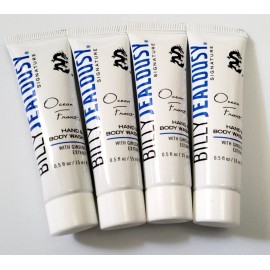 Billy Jealousy Lot Of 4- Billy Jealousy Signature Hand & Body Wash .5fl Oz/15ml