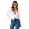 TOUSYEA Sleep Shirts for Women Button Down Shirts Long Sleeve