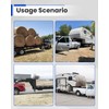 Mepareri Universal 30,000 lbs Gooseneck Ball Plate Fit for All