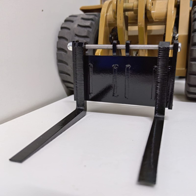 XHSESA RC Metal Forklift Bucket Modified Pallet Fork for Huina